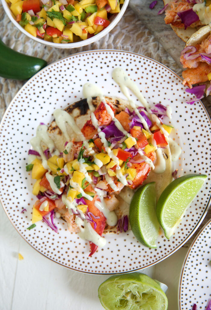 Lobster Tacos with Cilantro Lime Aioli The Suburban Soapbox