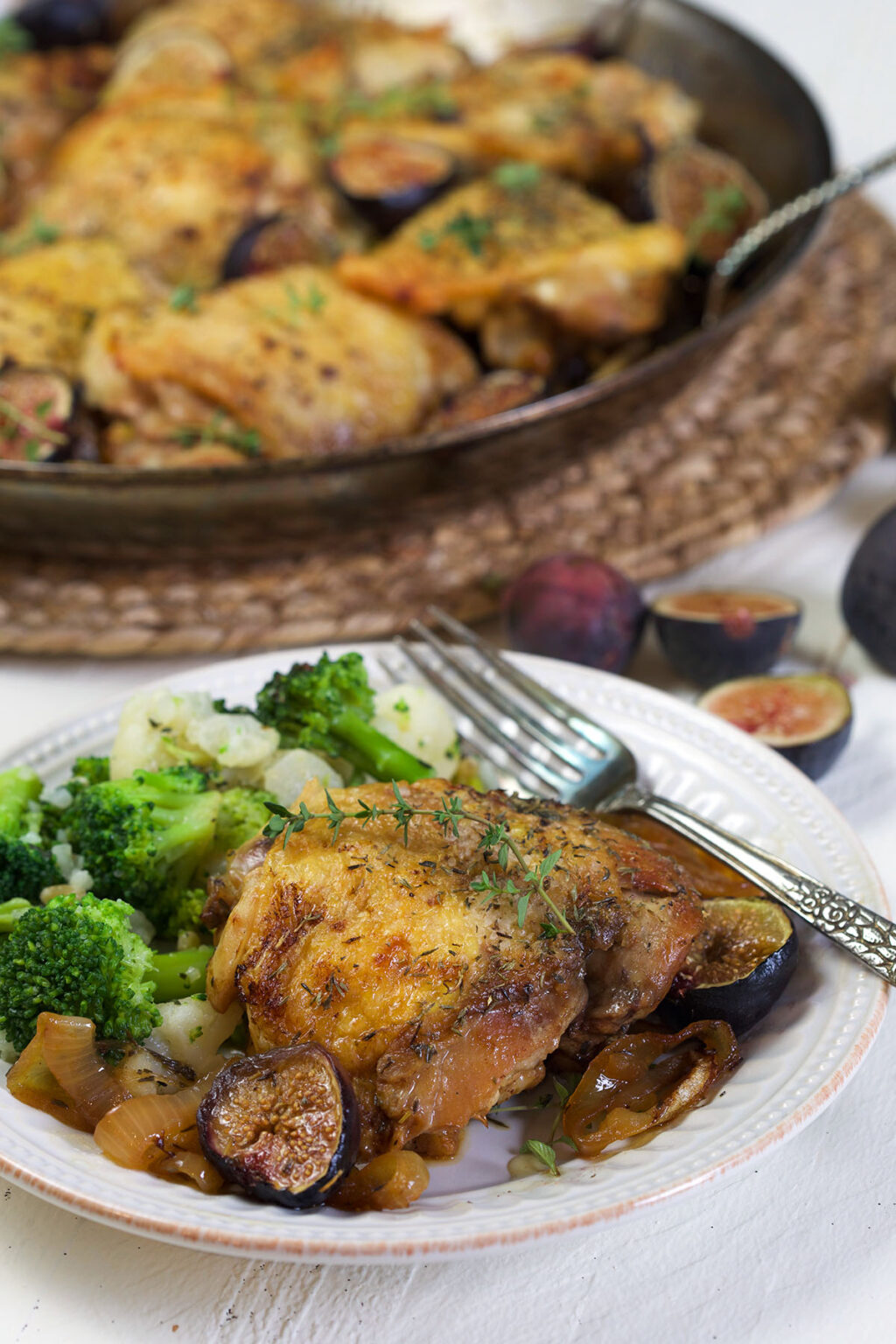 Crispy Baked Chicken Thighs with Figs The Suburban Soapbox