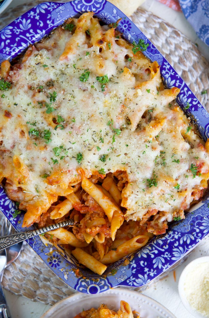 Baked Mostaccioli - The Suburban Soapbox