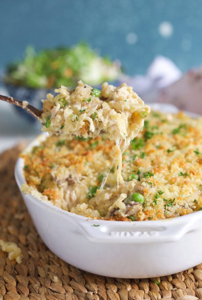 Easy Turkey Tetrazzini Recipe - The Suburban Soapbox