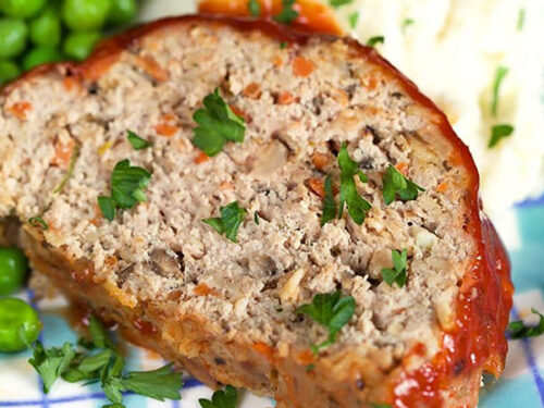 ITALIAN TURKEY MEATLOAF WITH OATS