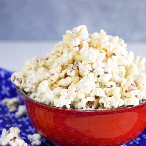 The Best White Cheddar Popcorn - The Suburban Soapbox