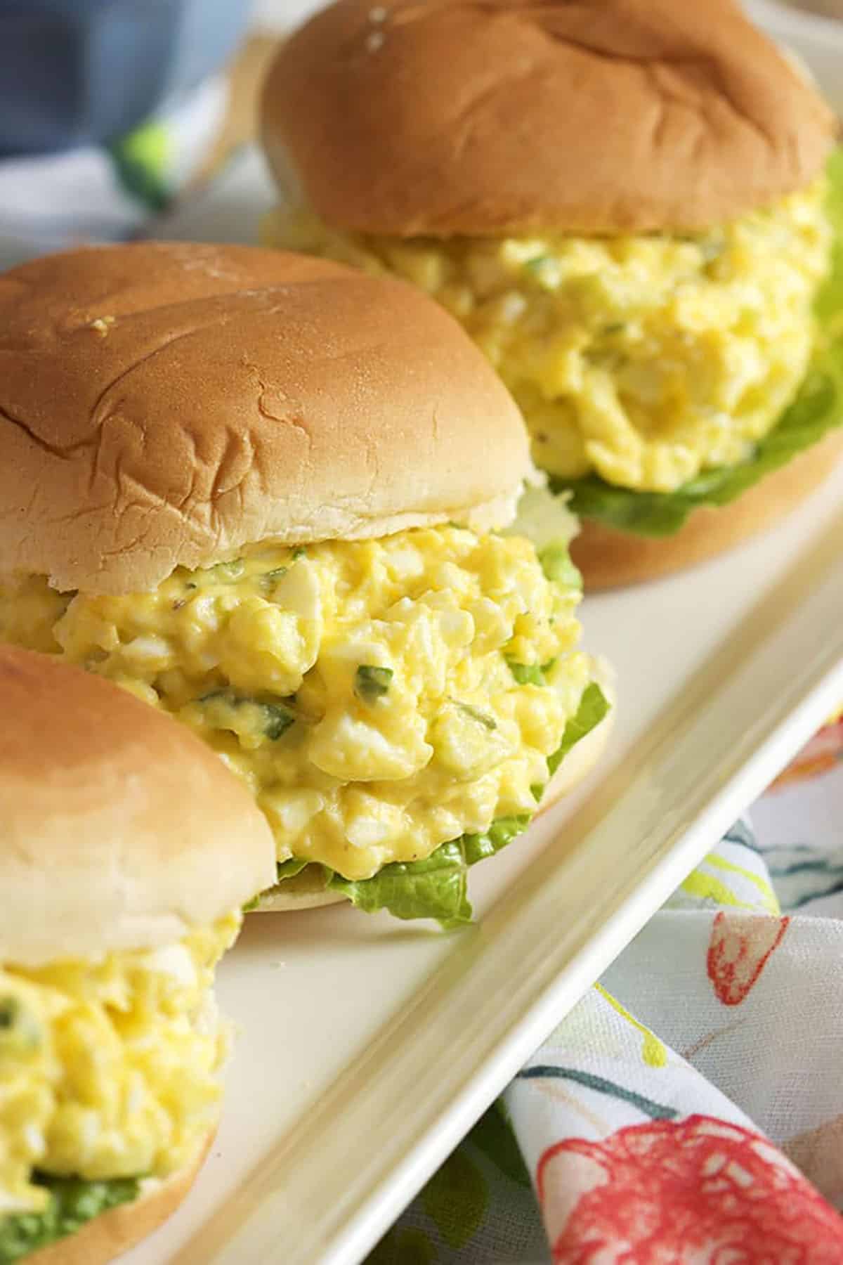 Mini Egg Salad Sandwich Lunchbox Idea - Family Fresh Meals