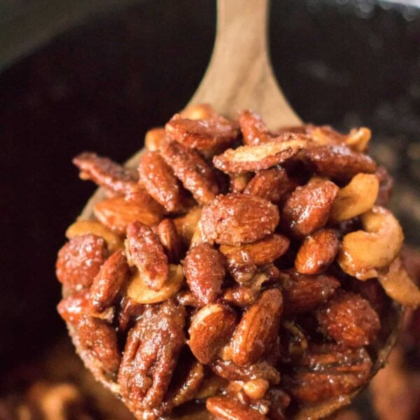 Slow Cooker Candied Nuts - The Suburban Soapbox