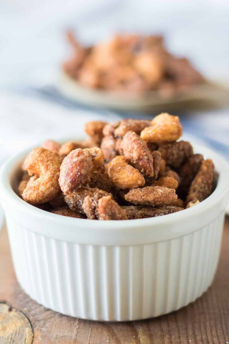 Slow Cooker Candied Nuts - The Suburban Soapbox