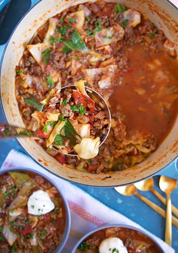 The Best Stuffed Cabbage Soup - The Suburban Soapbox