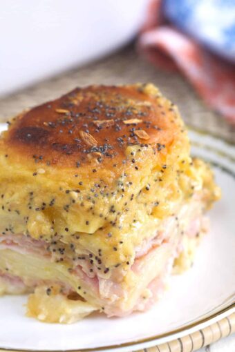 Baked Ham And Cheese Sliders - The Suburban Soapbox