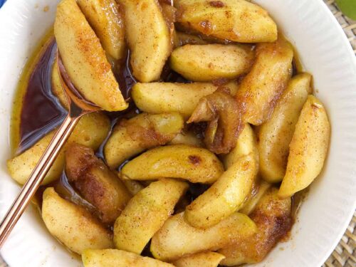 Air Fryer Fried Apples - The Country Cook