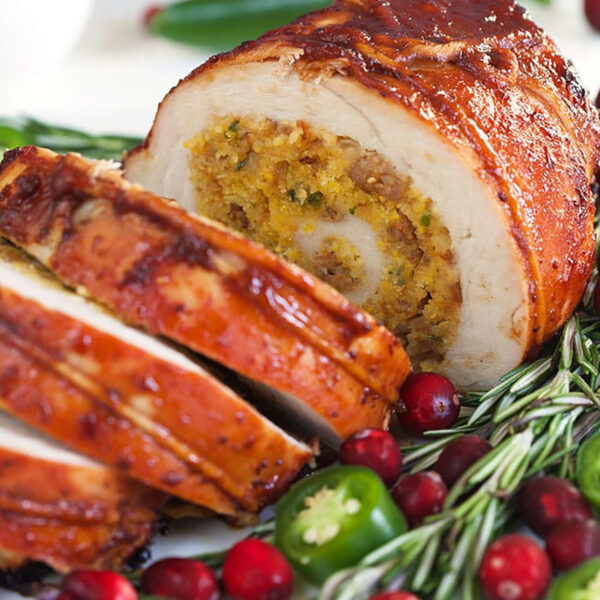 Cornbread Stuffed Turkey Roulade - The Suburban Soapbox