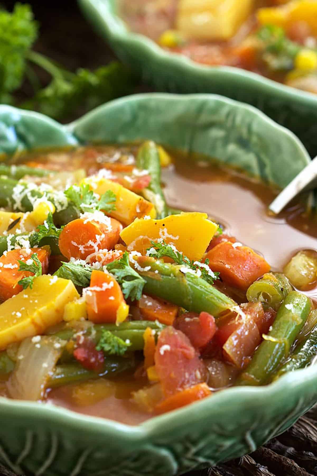 Packed with flavor, this is the Very Best Vegetable Soup recipe ever. 