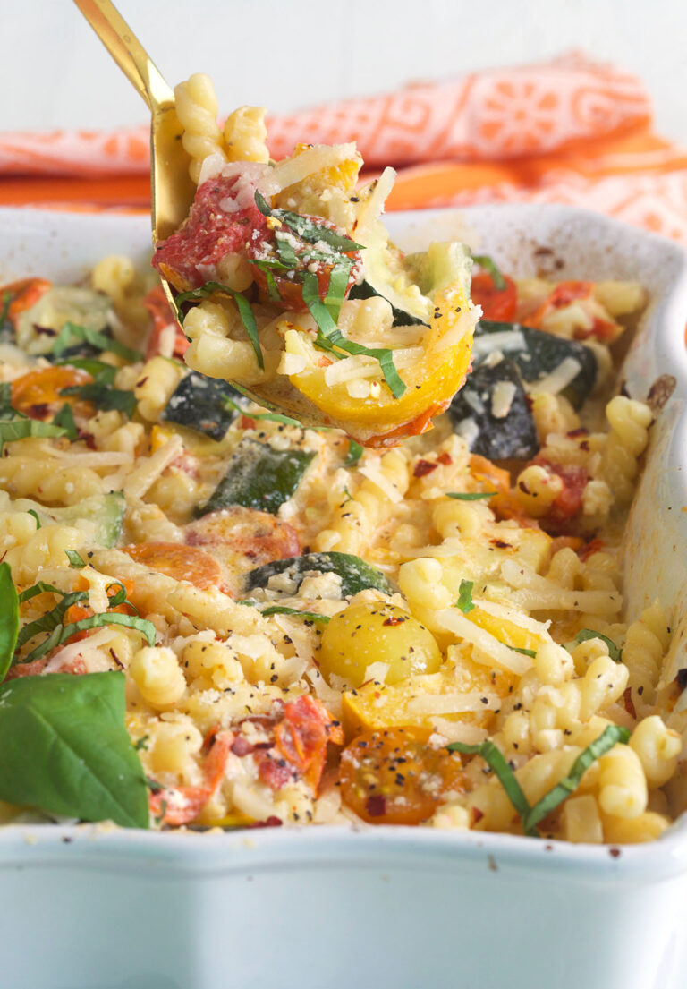 Summer Vegetable Baked Feta Pasta The Suburban Soapbox