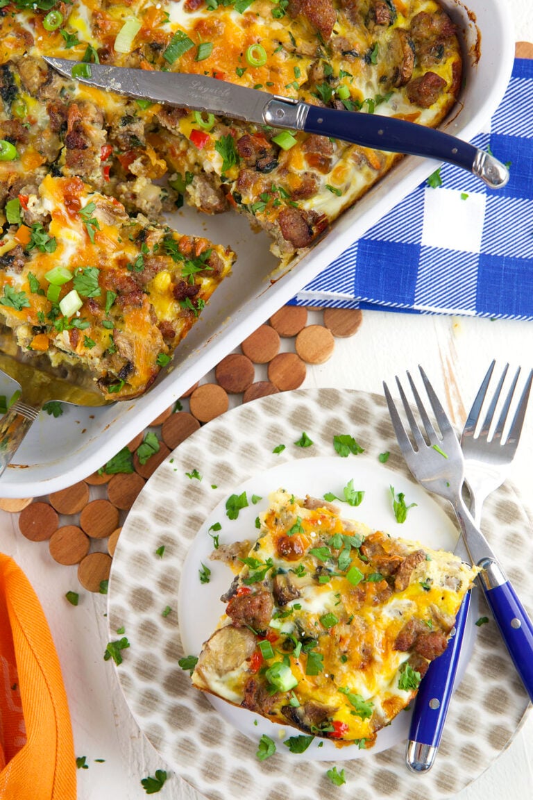 Overnight Breakfast Casserole - The Suburban Soapbox