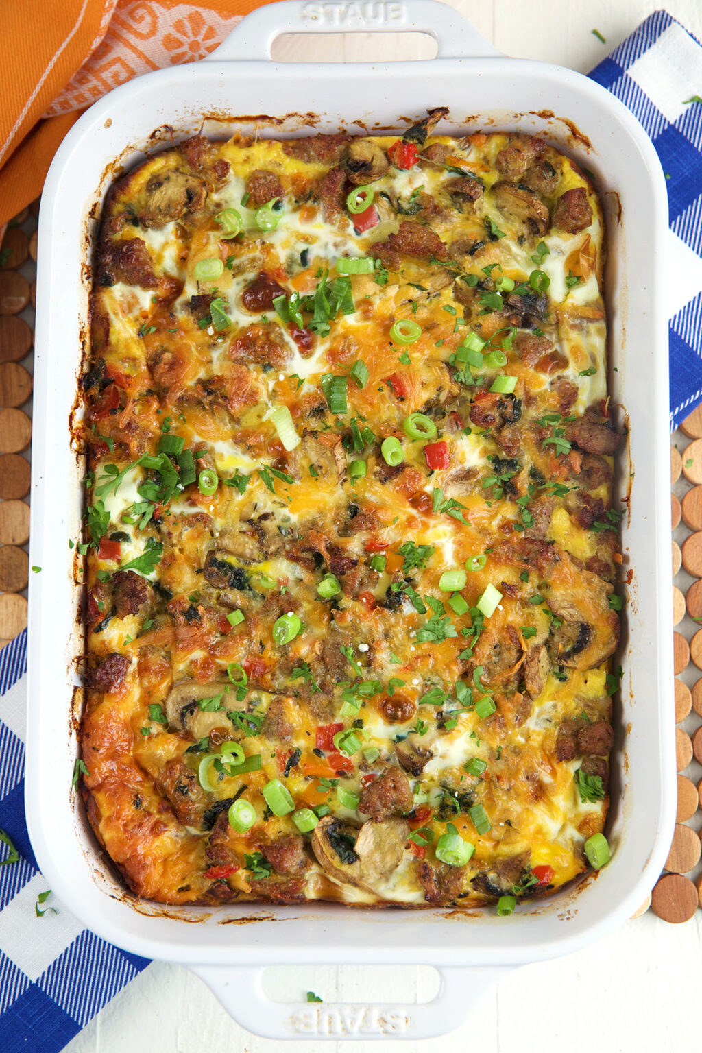 Overnight Breakfast Casserole - The Suburban Soapbox