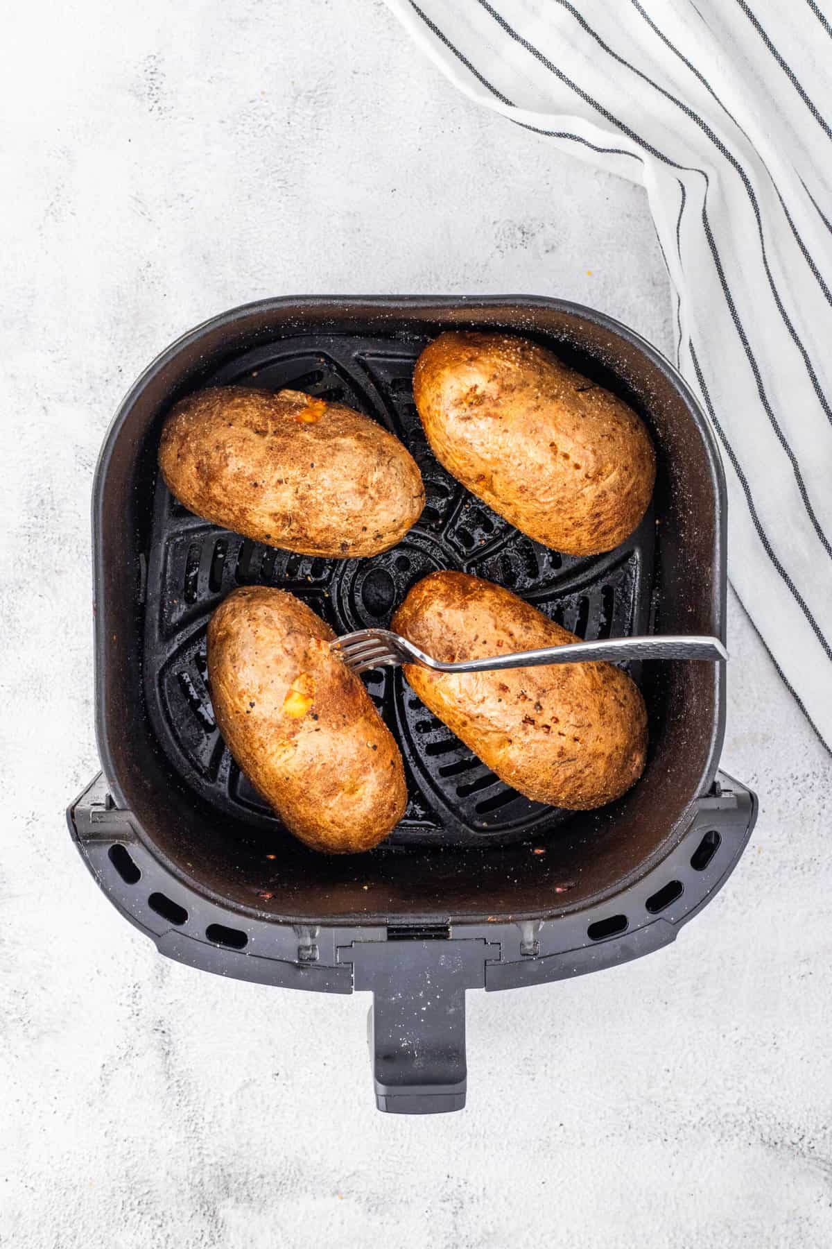 Air Fryer Baked Potatoes - The Suburban Soapbox