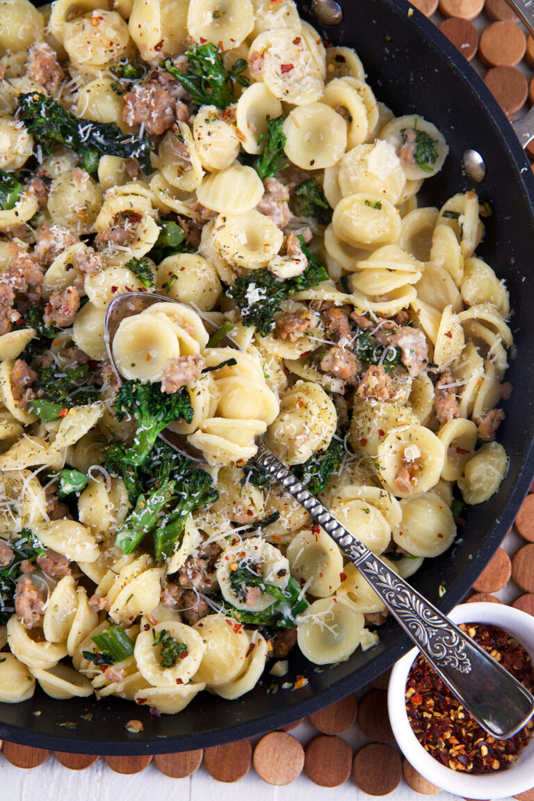 Orecchiette with Sausage - The Suburban Soapbox