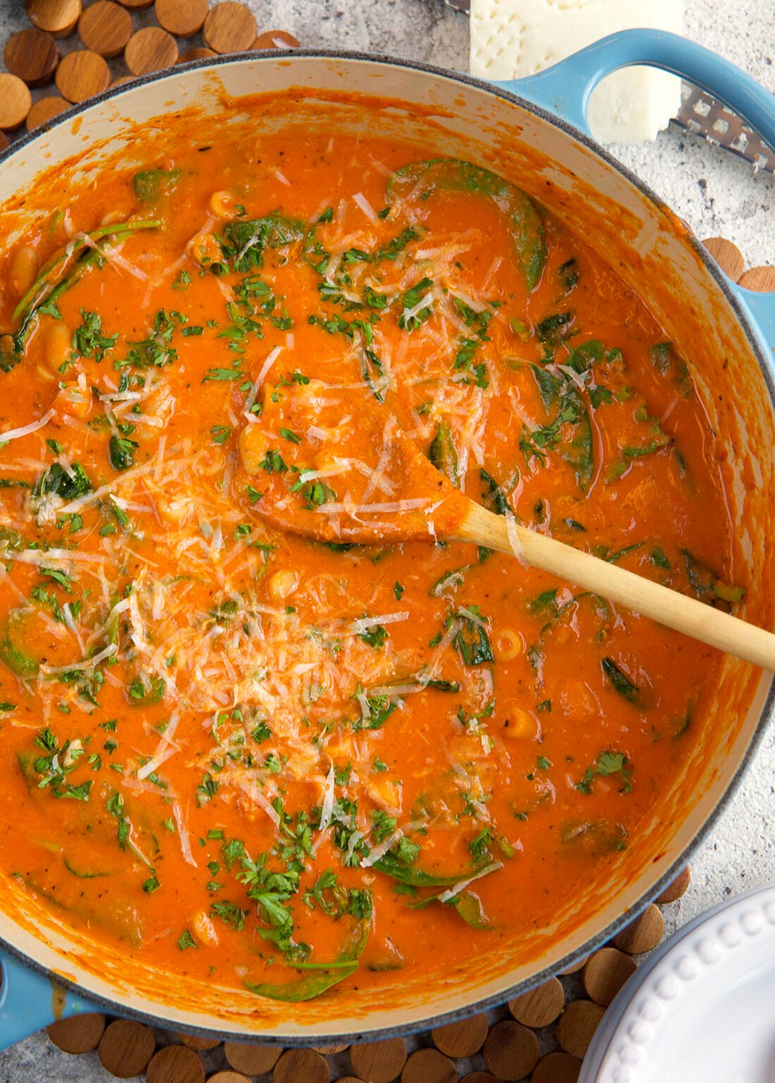 Tomato Florentine Soup - The Suburban Soapbox