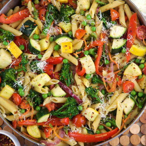 Easy Pasta Primavera - The Suburban Soapbox