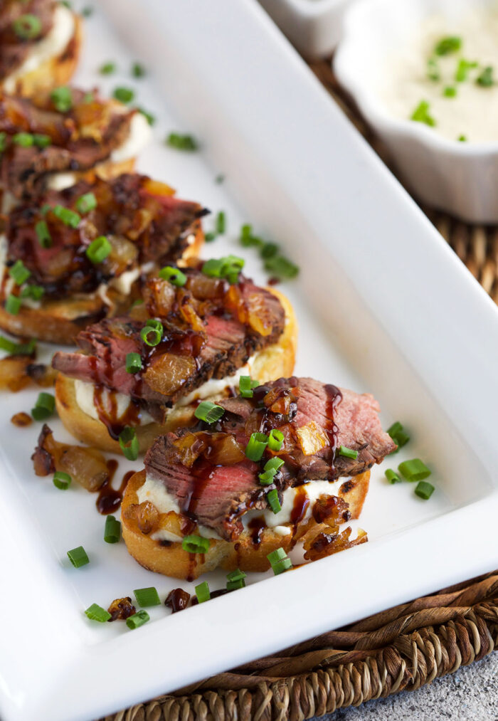 Steak Crostini - The Suburban Soapbox