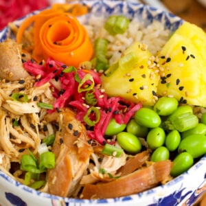 Teriyaki chicken rice bowl