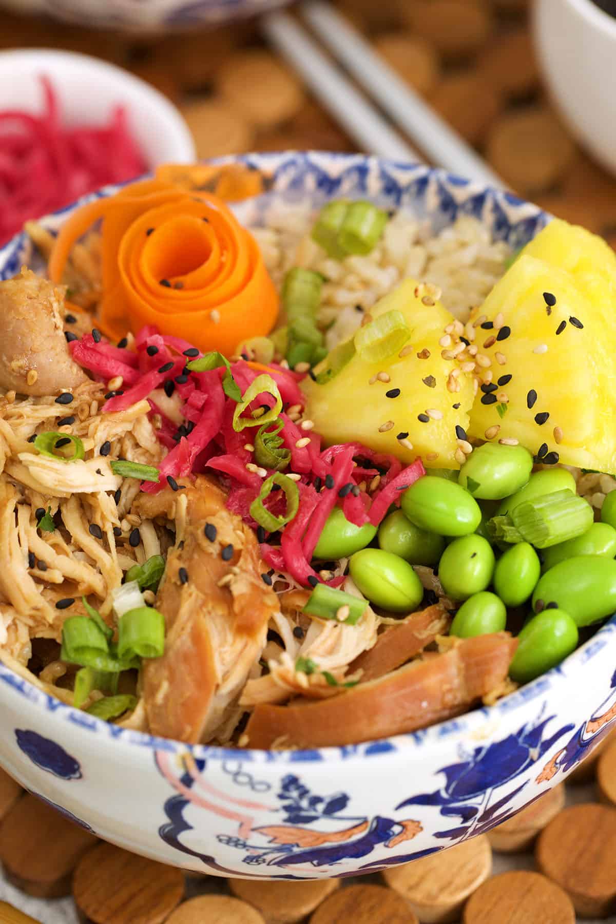 Teriyaki chicken rice bowl