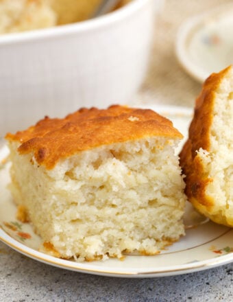 Butter swim biscuits on plate