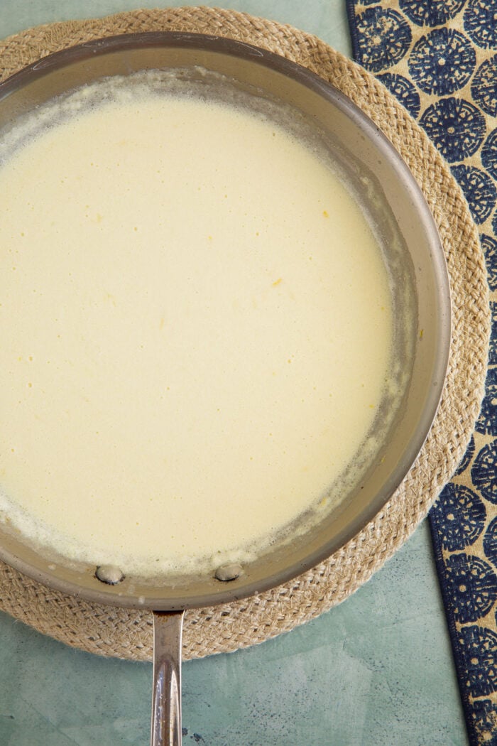 Cream sauce for chicken and broccoli pasta