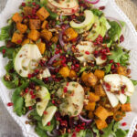 Thanksgiving salad on serving platter