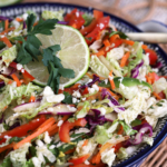 Bowl of Mexican coleslaw