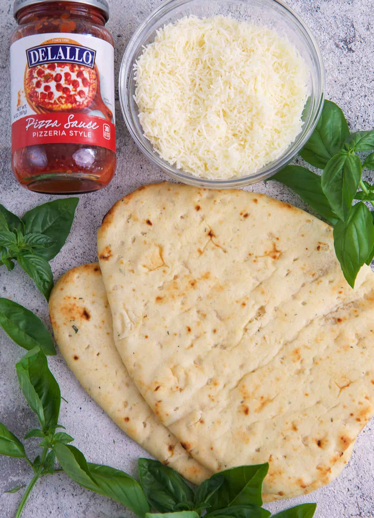 Ingredients for Flatbread Pizza