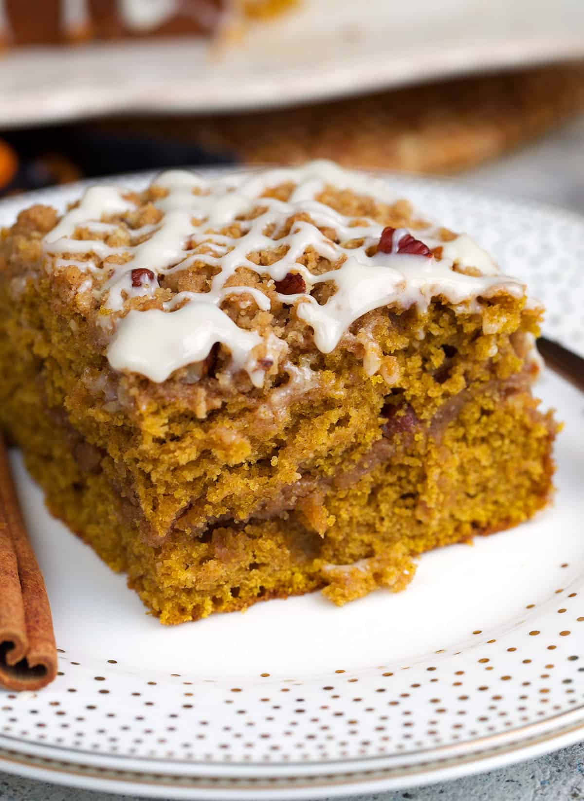 Best Pumpkin Coffee Cake Recipe (Moist and Crumb Topping)