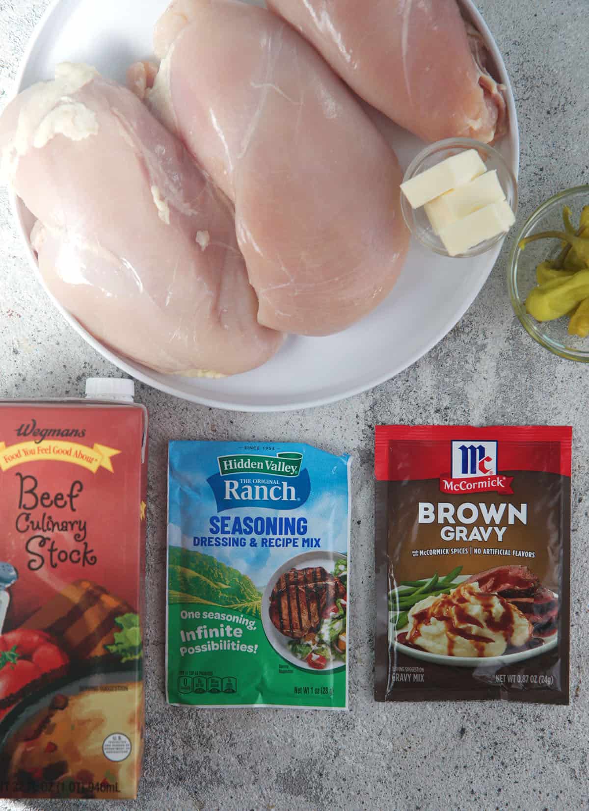 Mississippi Chicken Ingredients