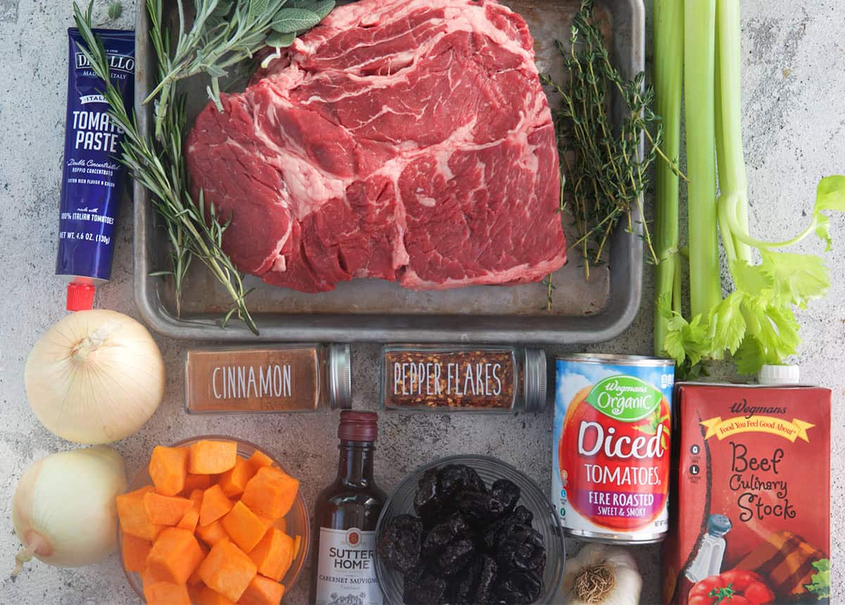 Ingredients for Dutch Oven Pot Roast