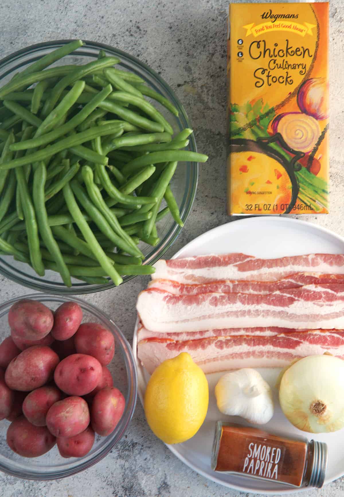 Ingredients for Southern Green beans
