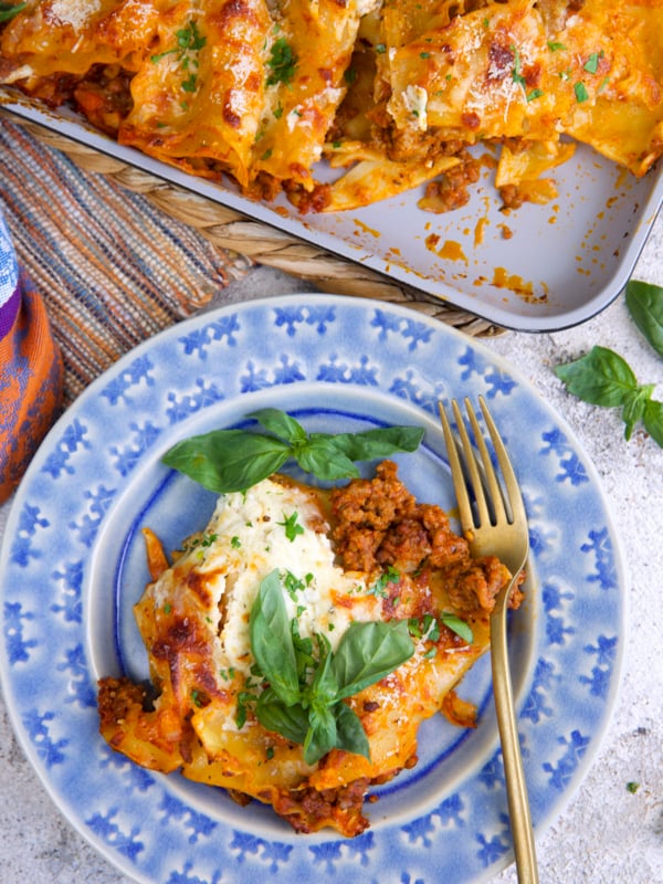 No-layer Sheet Pan Lasagna for an easy weeknight dinner