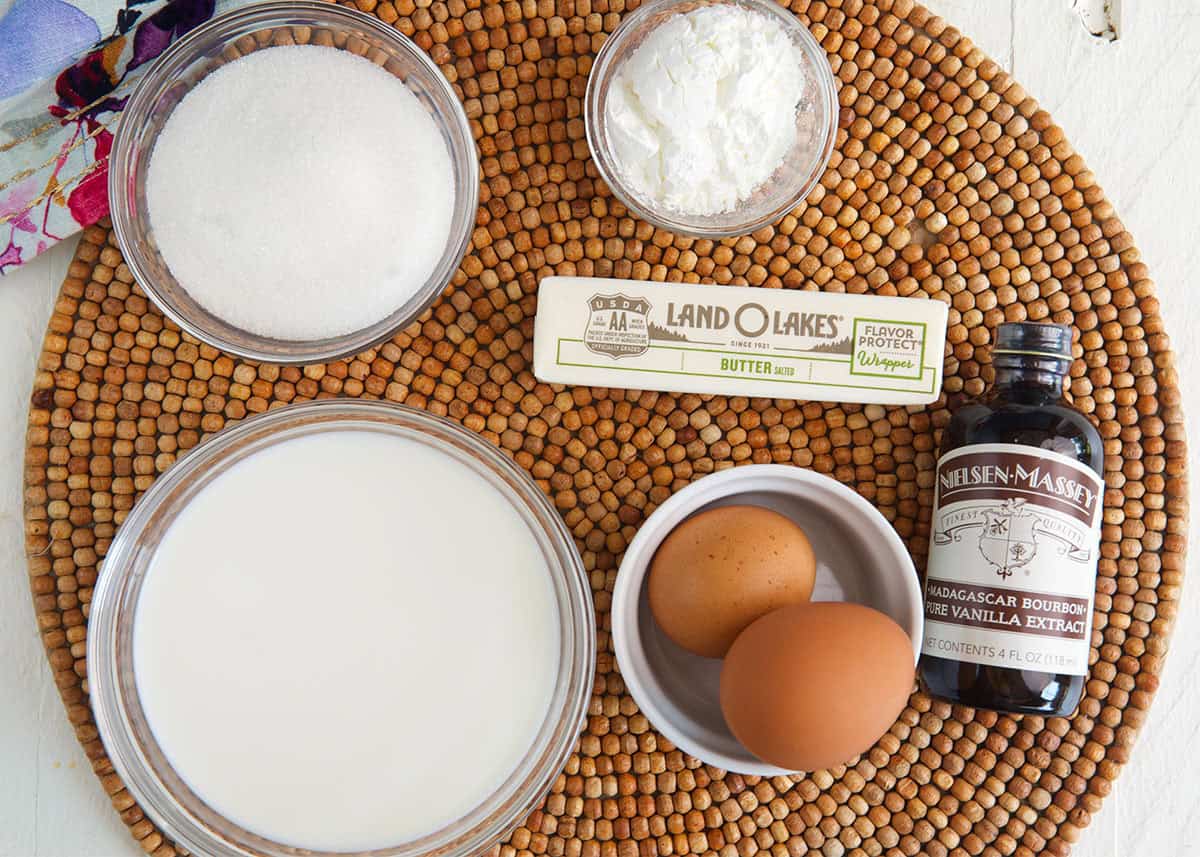 vanilla custard ingredients